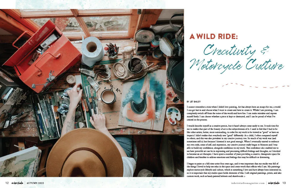 Stampington In Her Studio Autumn 2022 blad 160 sider
