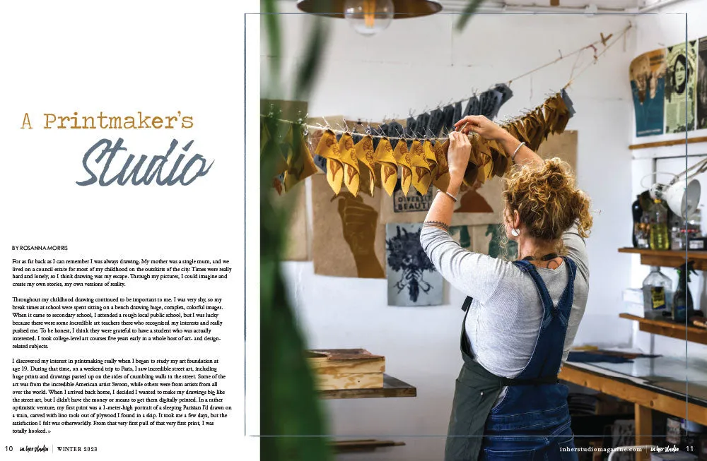 Stampington In Her Studio Winter 2023 bladet 160 sider