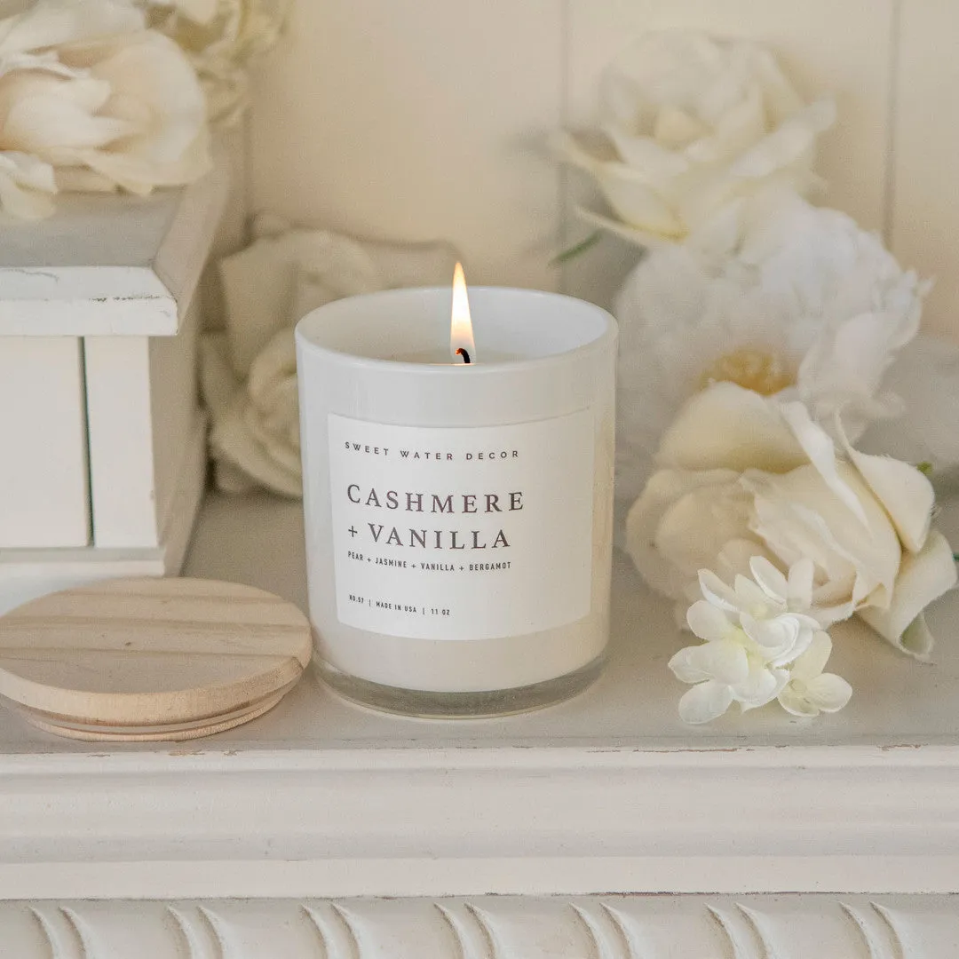 Stampington Cashmere Vanilla duftlys soyavoks 11 oz kos