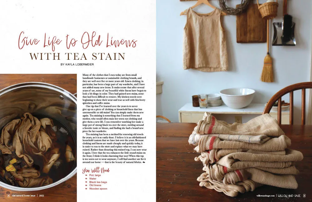 Stampington Natural Home Vol 3 blad digital naturlig hjem