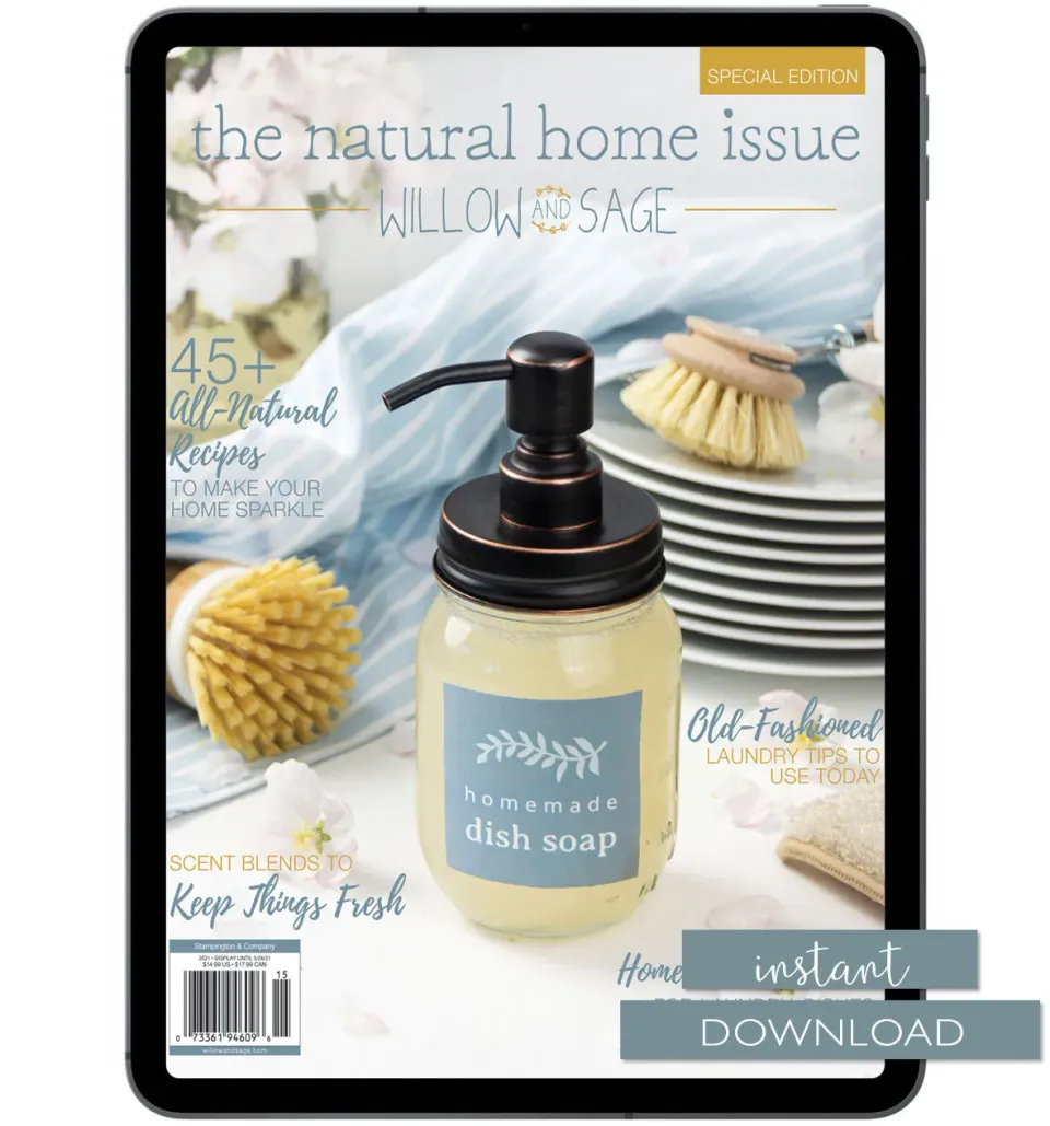 Stampington Natural Home Volume 2 blad digitalutgave rengjøring