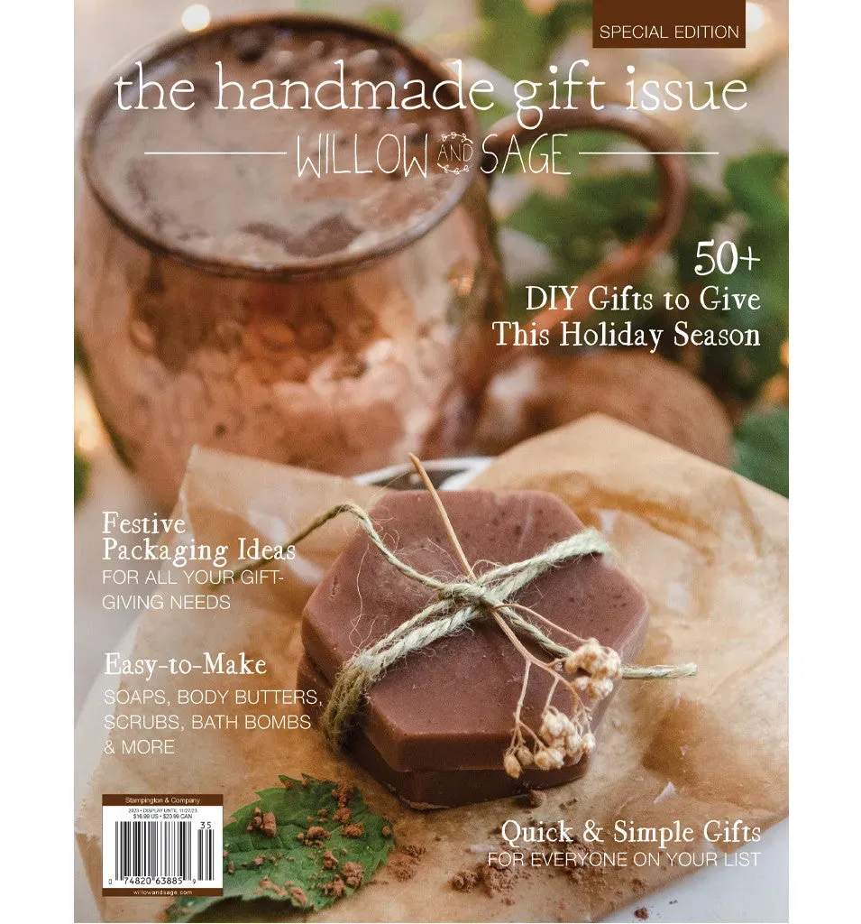 Stampington Handmade Gift Volume 1 blad julegaver såpe