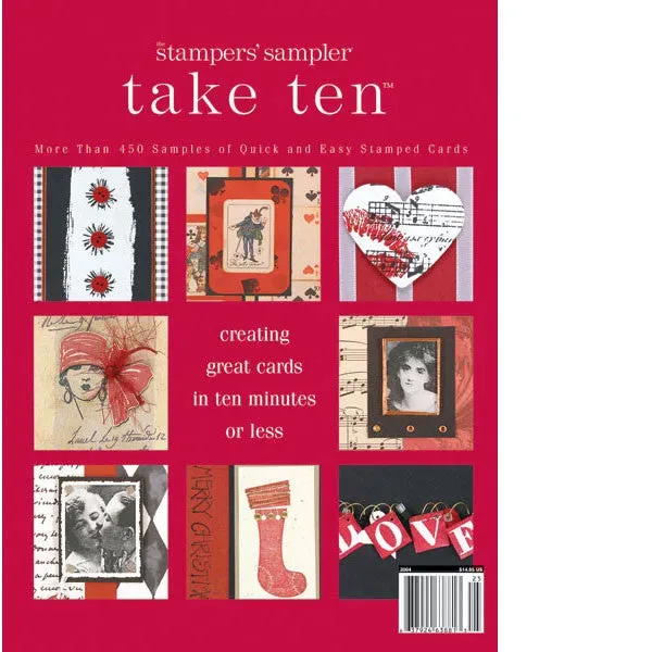 Stampington Take Ten 2004 Volume 3 blad med kortlaging