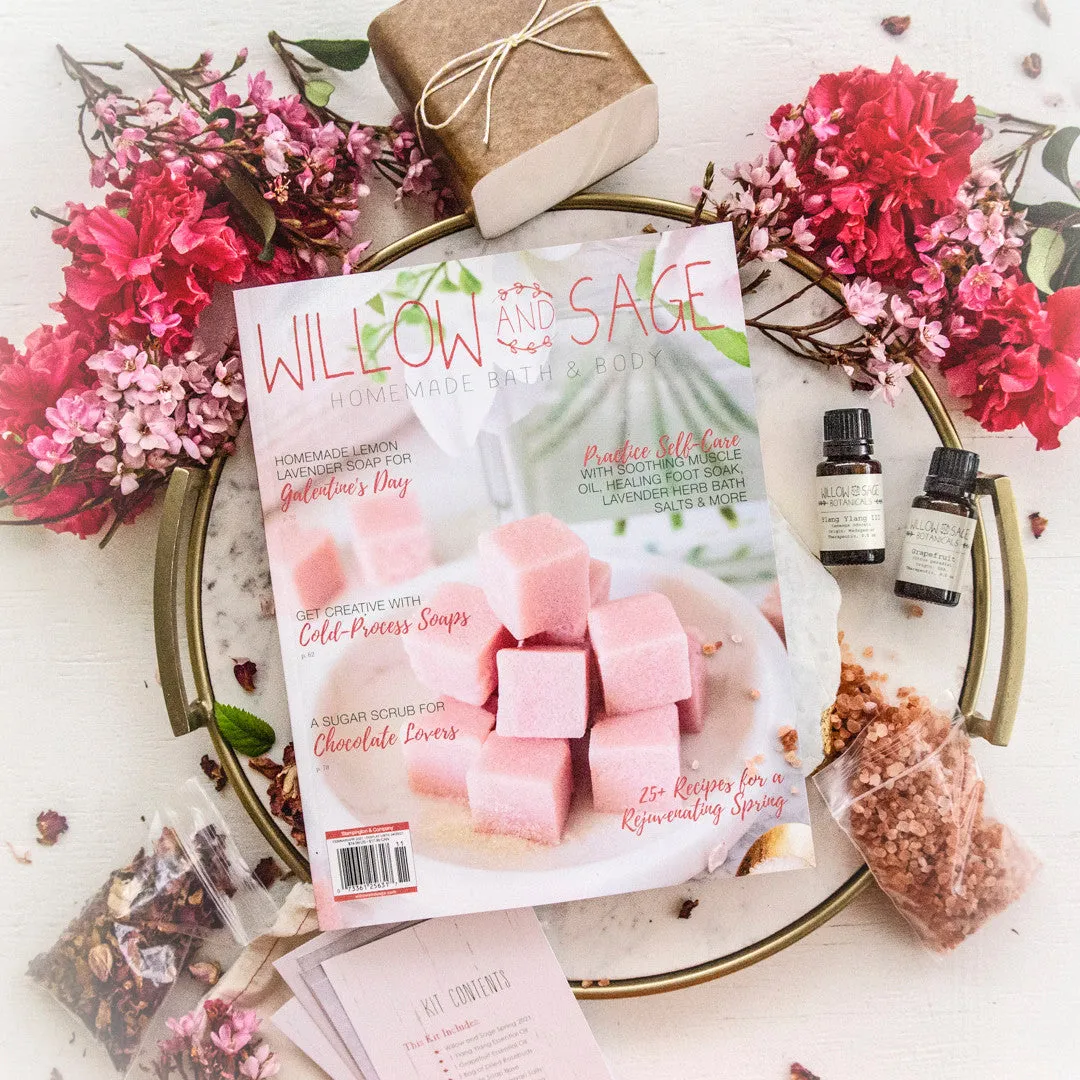 Stampington Willow and Sage Romance startsett såpe og pleie