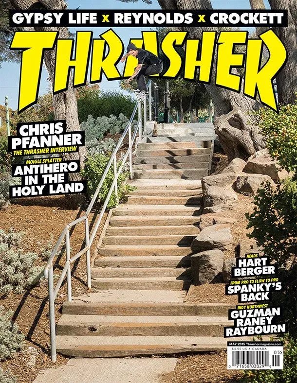 Thrasher Magazine mai 2015 blad back issue