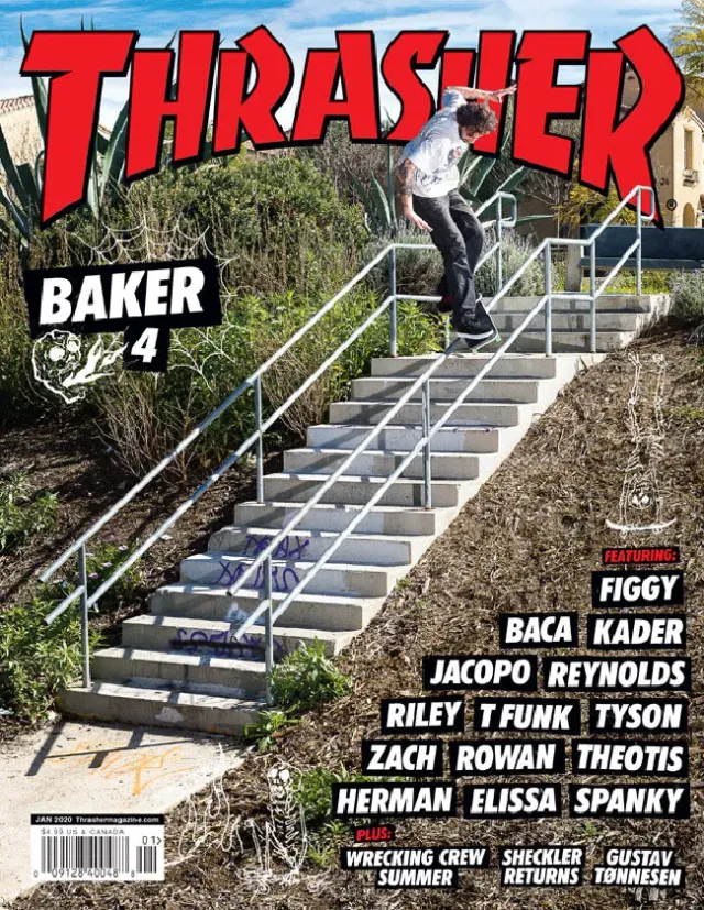 Thrasher blad januar 2020 nummer Baker 4