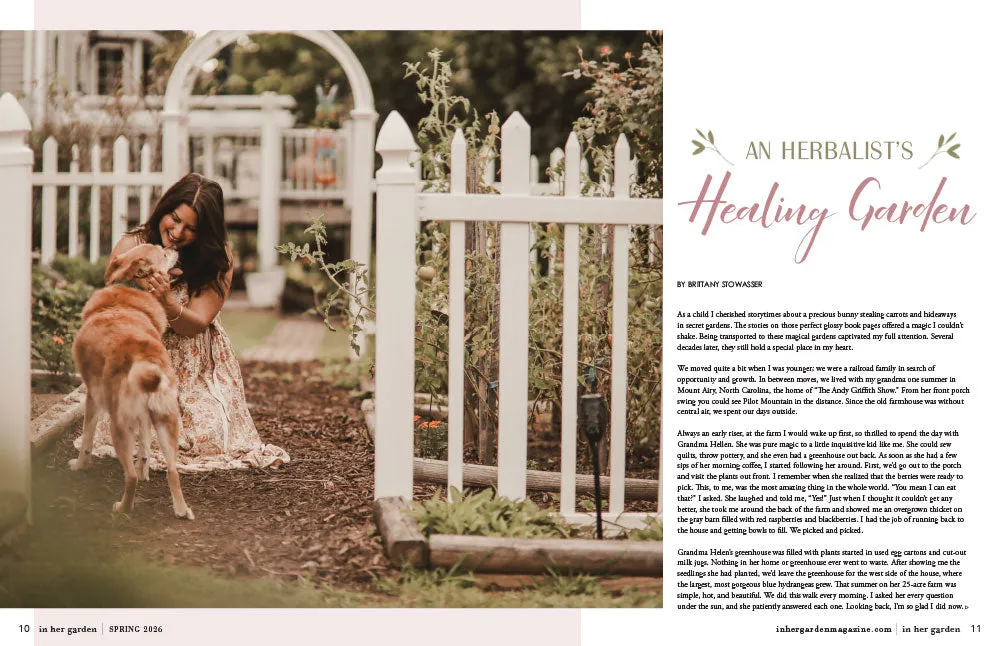 Stampington In Her Garden Spring 2026 blad PDF hageideer