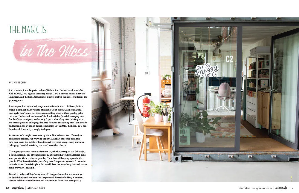 Stampington In Her Studio høst 2022 blad PDF 160 sider