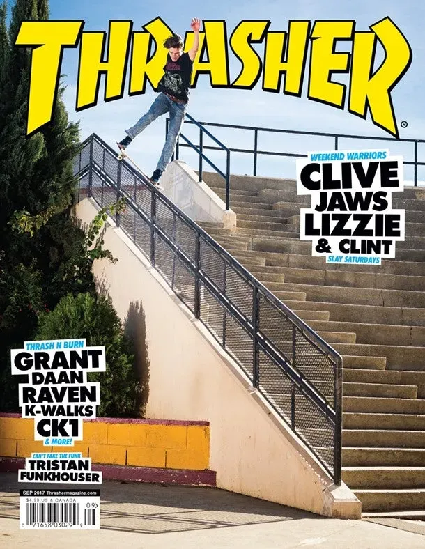 Thrasher Magazine september 2017 blad Birdhouse-nummer