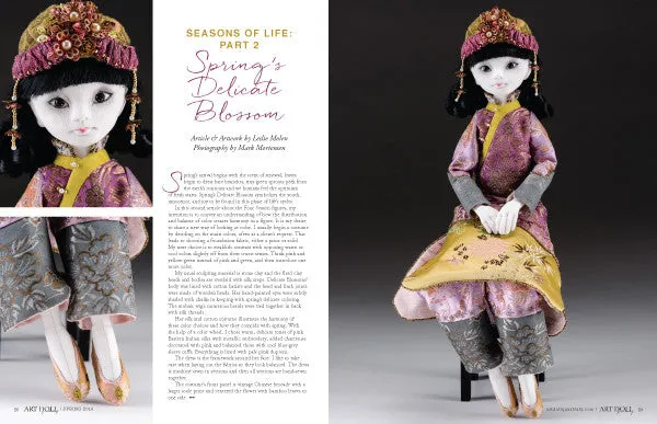 Stampington Art Doll Quarterly Spring 2016 blad PDF-nedlasting