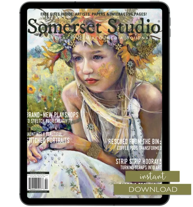 Stampington Somerset Studio Summer 2024 bladet nedlasting 176 sider