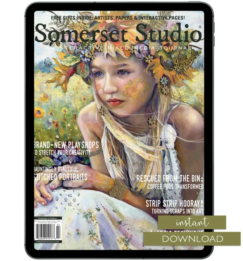 Stampington Somerset Studio Summer 2024 bladet nedlasting 176 sider