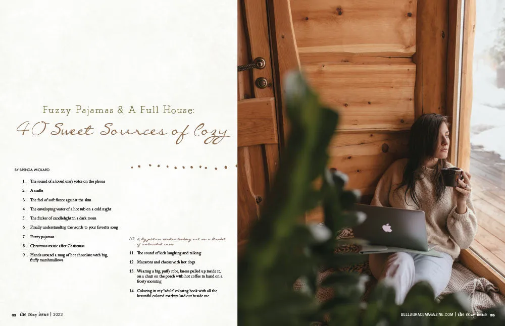 Stampington The Cozy Issue Volume 6 blad enkeltutgave kos