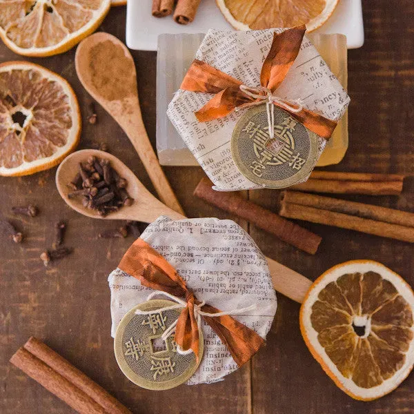Stampington Orange Zest såpelaging-sett appelsin honningbase 3 deler