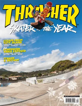 Thrasher april 2013 blad back issue med poster