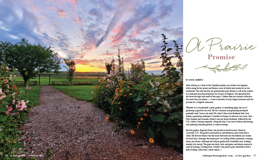 Stampington In Her Garden Summer 2026 hageblad 160 sider