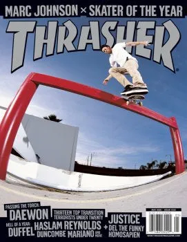 Thrasher mai 2008 Marc Johnson blad SOTY-utgave