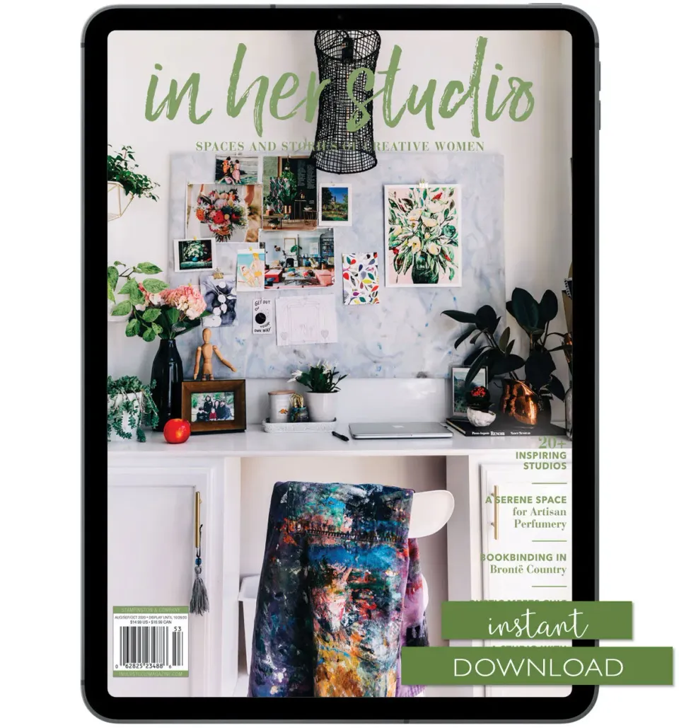 Stampington In Her Studio Autumn 2020 blad PDF atelier