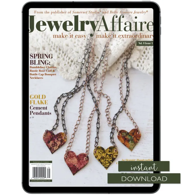 Stampington Jewelry Affaire Spring 2017 blad PDF-nedlasting
