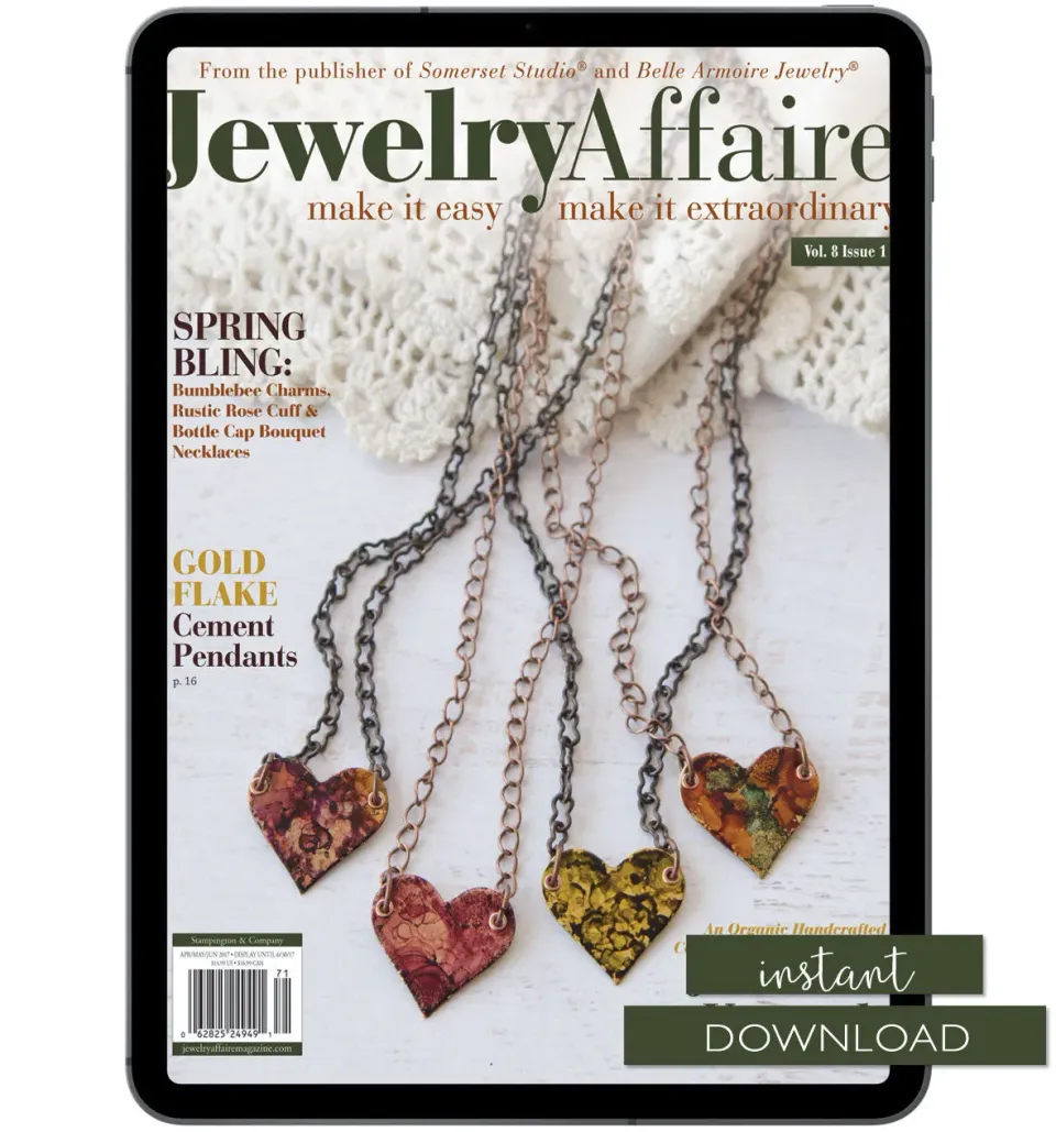 Stampington Jewelry Affaire Spring 2017 blad PDF-nedlasting