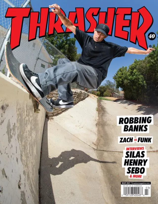 Thrasher mars 2021 blad med Guy Mariano-cover