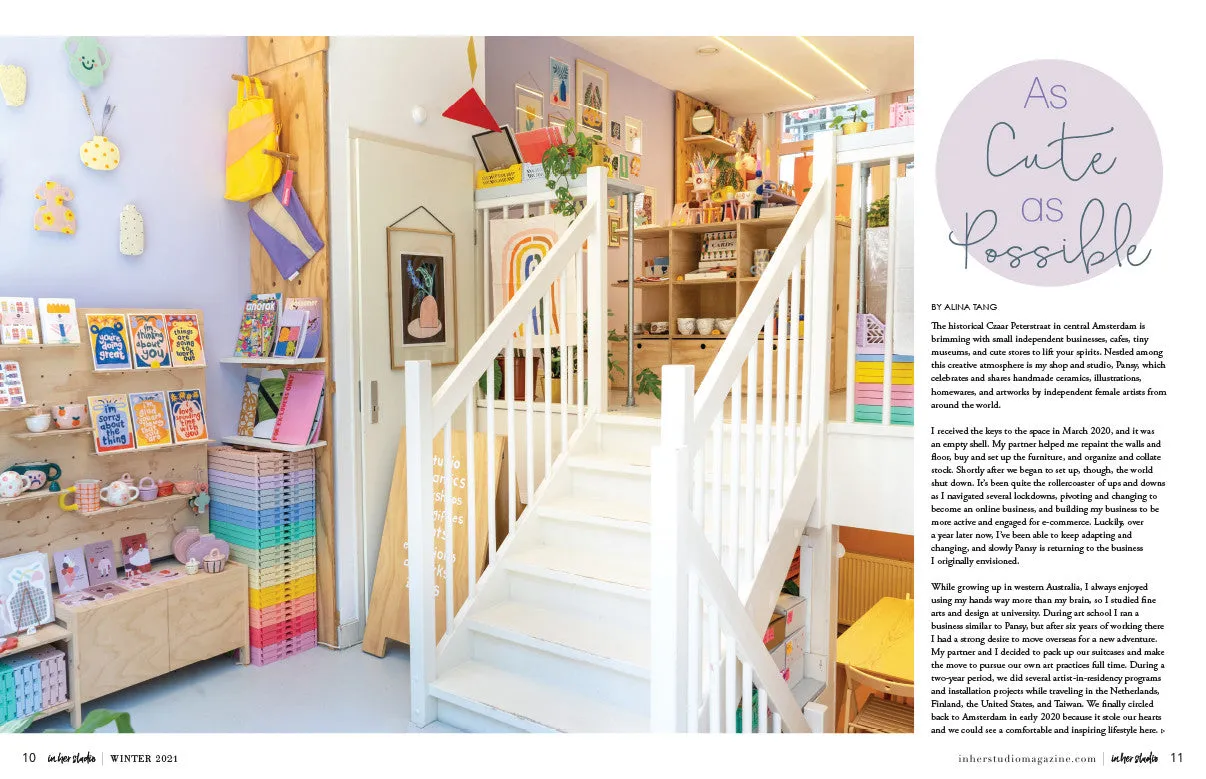 Stampington In Her Studio Winter 2022 blad digital 160 sider