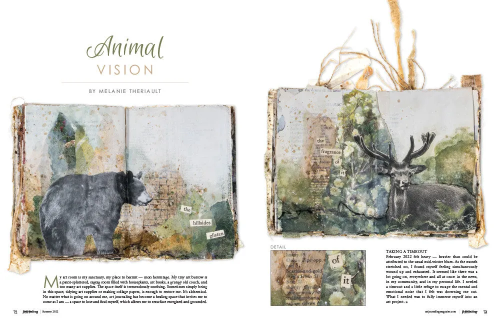 Stampington Art Journaling Summer 2022 blad 144 sider