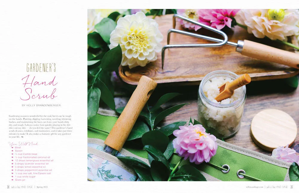 Stampington Willow and Sage Spring 2025 blad PDF egenpleie