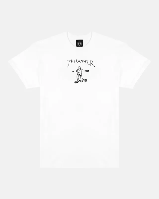 Thrasher Gonz t-skjorte hvit bomull