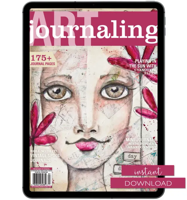 Stampington Art Journaling Winter 2019 digitalt blad PDF