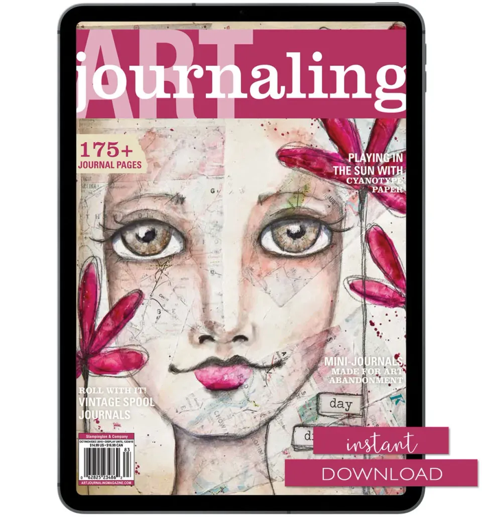 Stampington Art Journaling Winter 2019 digitalt blad PDF