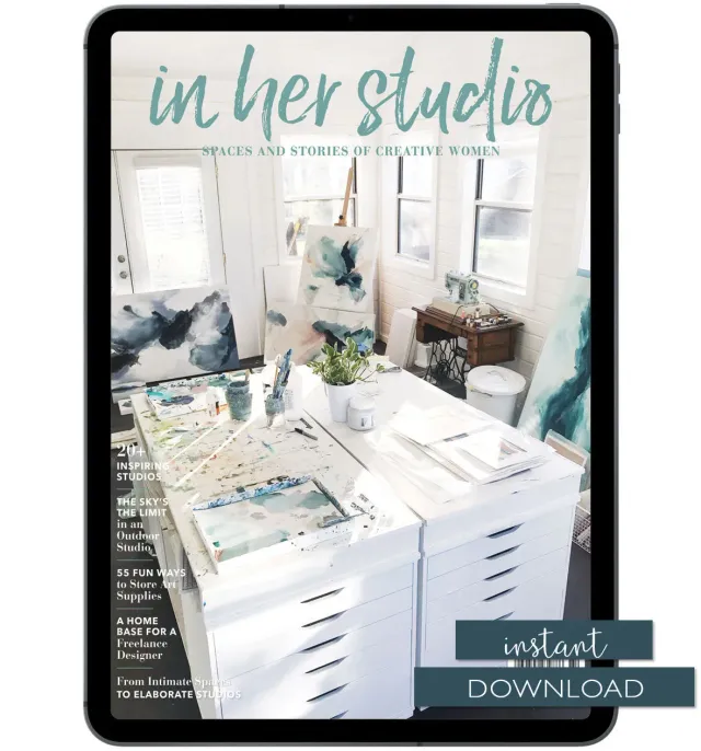 Stampington In Her Studio Winter 2019 blad PDF atelier