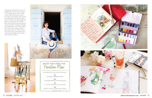 Stampington In Her Studio Winter 2019 blad digital