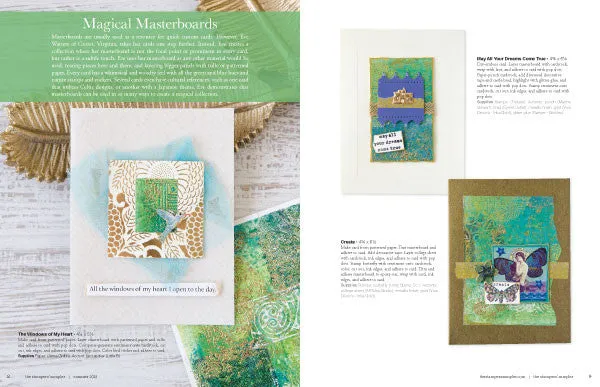 Stampington The Stampers Sampler Summer 2018 blad PDF stempling