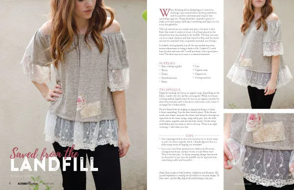Stampington Altered Couture Winter 2018 blad PDF redesign