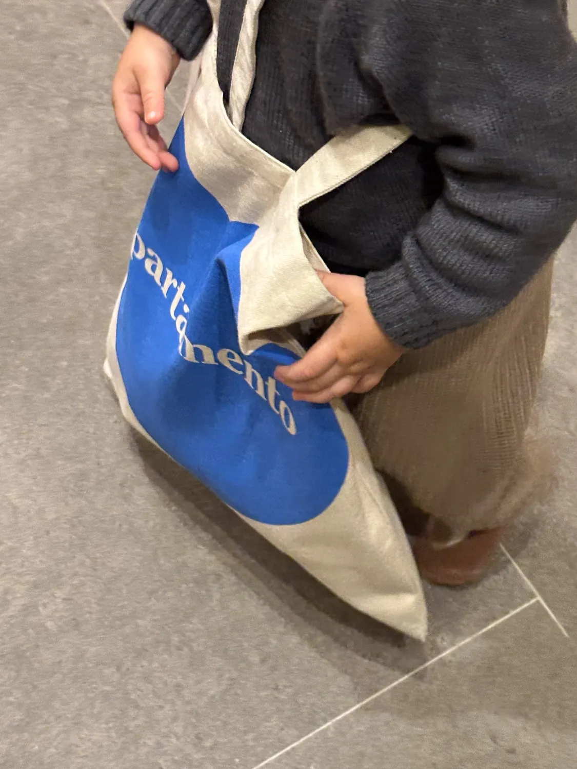 Apartamento Heart Tote Bag handlenett blue flame