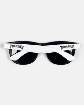 Thrasher White solbriller hvit UV400