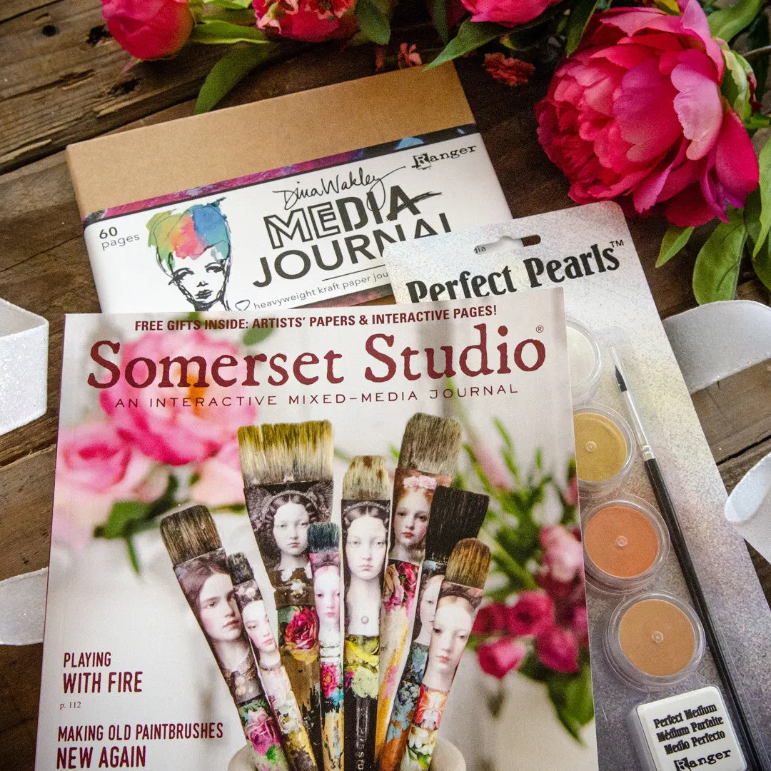 Stampington Somerset Studio Painterly Effects blad sett journal