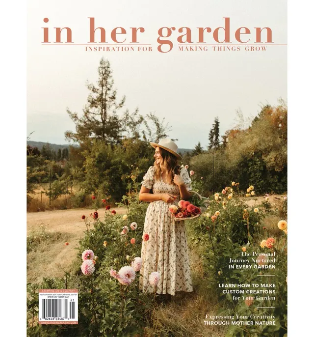 Stampington In Her Garden Spring 2024 blad 160 sider hage