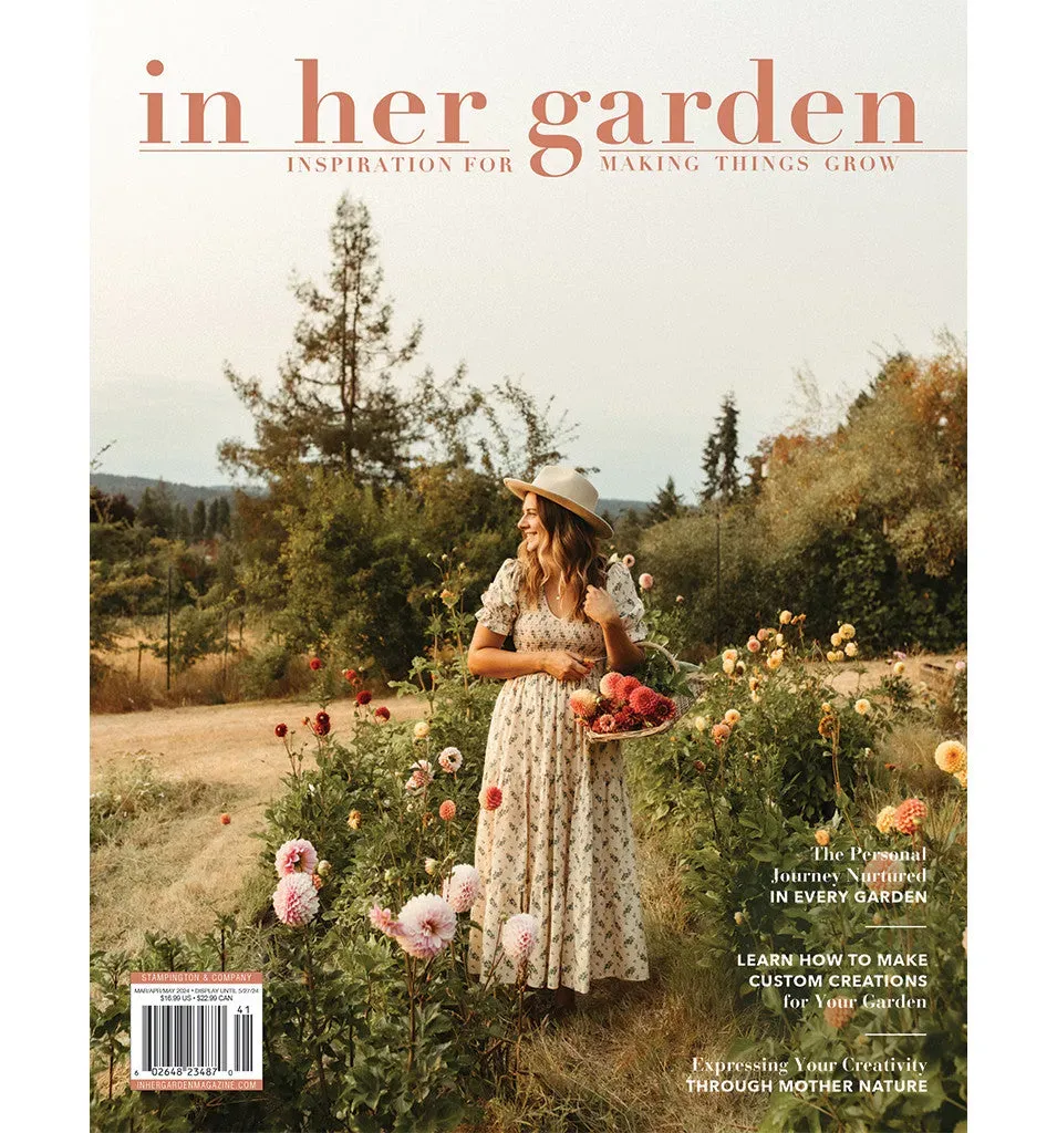Stampington In Her Garden Spring 2024 blad 160 sider hage