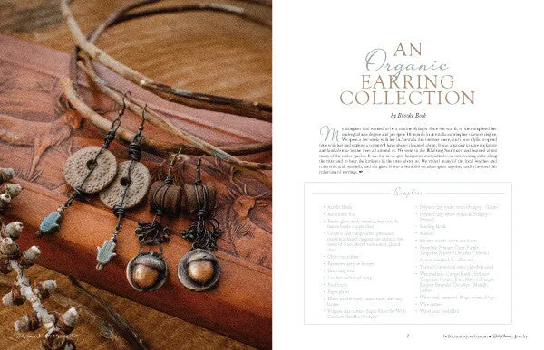 Stampington Belle Armoire Jewelry vår 2020 blad digital smykker