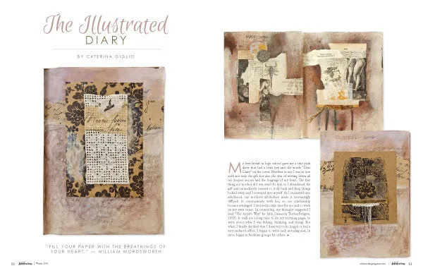 Stampington Art Journaling Winter 2019 digitalt blad PDF