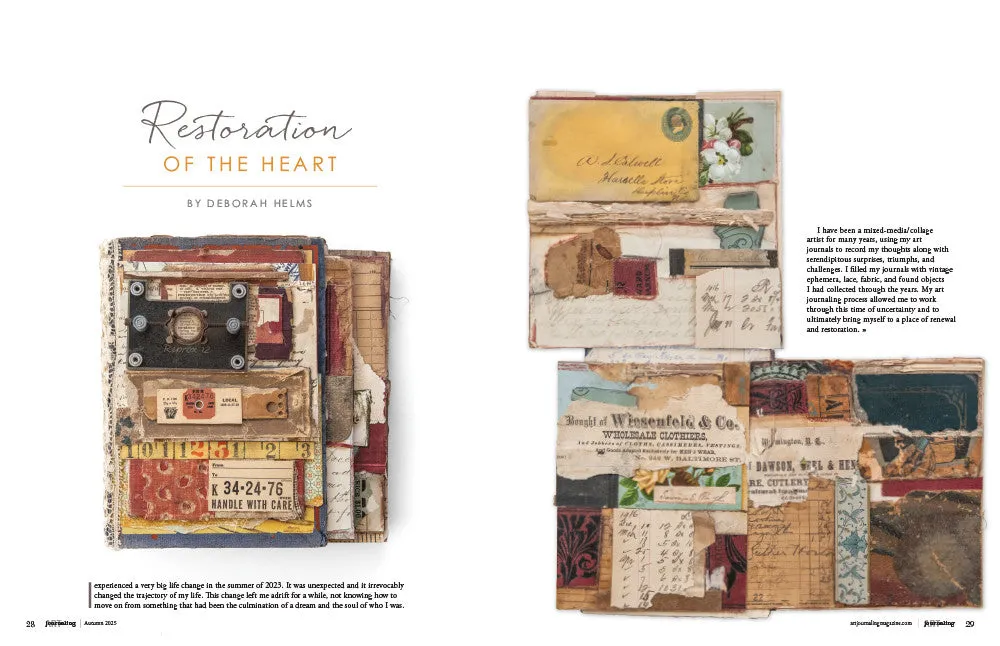 Stampington Art Journaling Autumn 2025 e-blad PDF