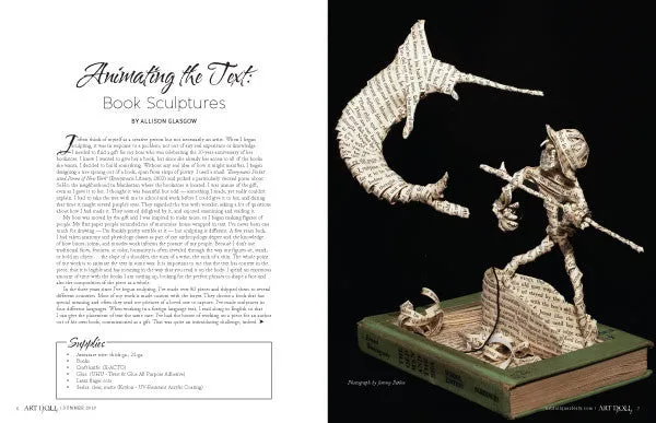 Stampington Art Doll Quarterly Summer 2018 blad PDF-nedlasting