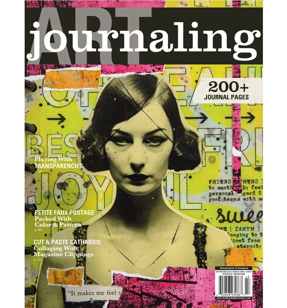 Stampington Art Journaling Autumn 2024 blad 144 sider mixed media