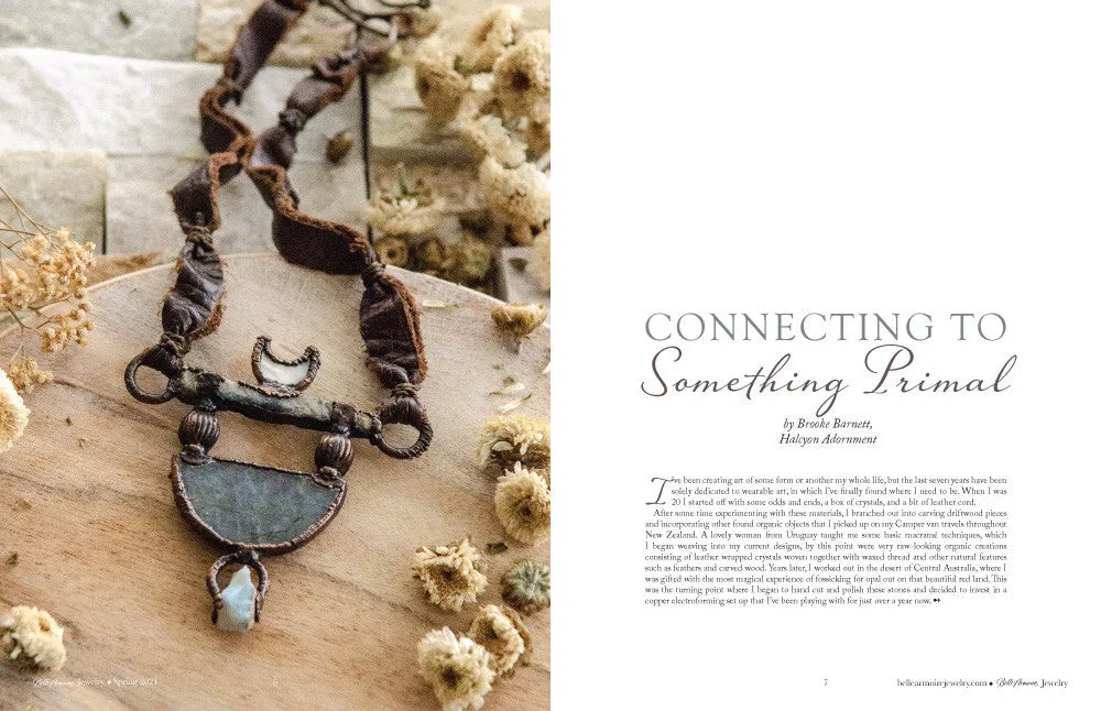 Stampington Belle Armoire Jewelry Spring 2021 blad PDF 144 sider