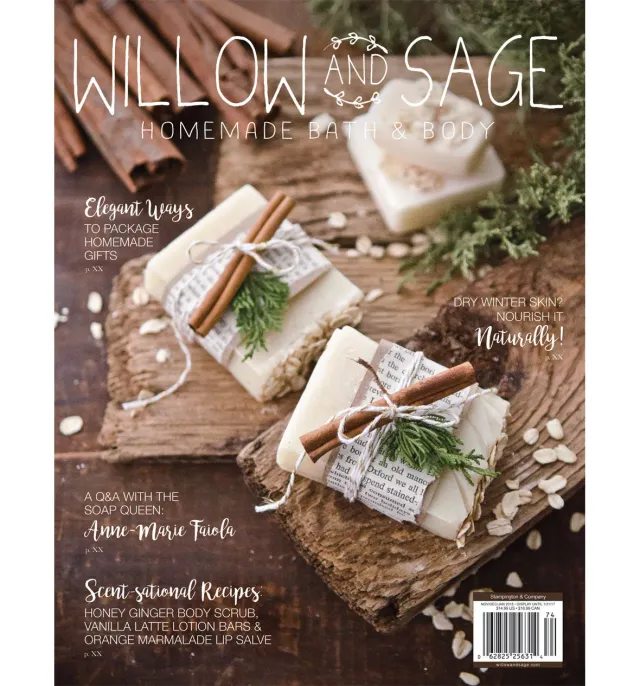 Willow and Sage Winter 2018 blad digitalutgave hudpleie