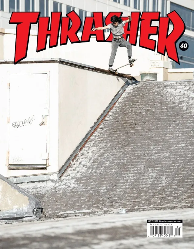 Thrasher Magazine oktober 2021 blad enkeltutgave