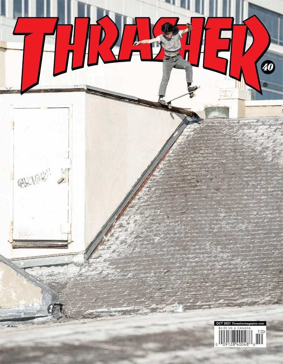 Thrasher Magazine oktober 2021 blad enkeltutgave