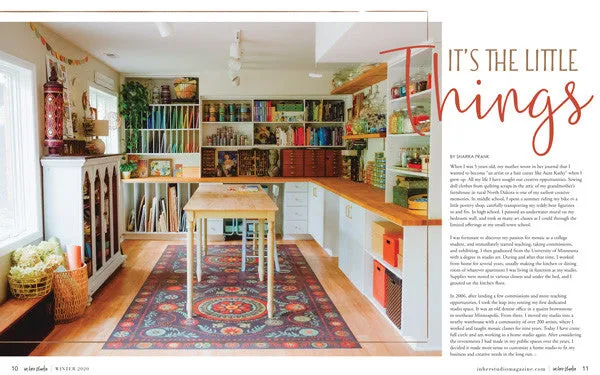 Stampington In Her Studio Winter 2020 blad digital atelier
